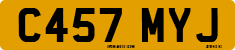 License plate of the United Kingdom, 1983 year system