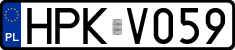 License plates of Poland, Authorities