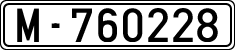 License plates of Spain, 1900 year series