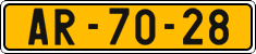 License plate of the Czech Republic, Commercial vehicles (1960)