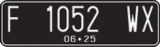 License plate of Indonesia, Regular plates