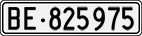 License plate of Switzerland, Cars
