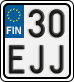 License plate of Finland, Motorcycles
