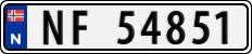 License plate of Norway, Cars