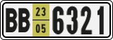 License plate of Armenia, Export transit plates