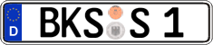 German license plate, Regular plates