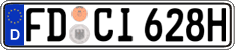 German license plate, Plates for oldtimers (type 