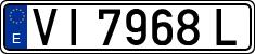 License plates of Spain, 1971 year series