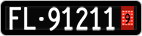 License plate of Liechtenstein, Provisional