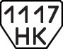 License plate USSR, Trailers (1977)
