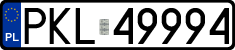 License plates of Poland, Regular car plates