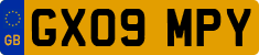 License plate of the United Kingdom, 2001 year system