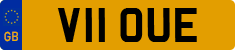 License plate of the United Kingdom, 1983 year system