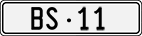 License plate of Switzerland, Cars