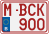 License plate of Belgium, Regular plates (2010)