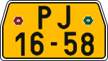 License plate of the Czech Republic, Commercial vehicles (1960)