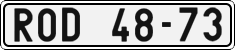 License plate of the Czech Republic, Cars (1960)