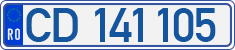 License plate of Romania, Diplomatic