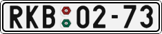 License plate of the Czech Republic, Cars (1960)