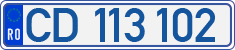 License plate of Romania, Diplomatic