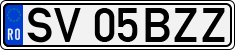 License plate of Romania, Regular plates