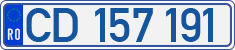 License plate of Romania, Diplomatic
