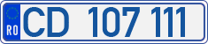 License plate of Romania, Diplomatic
