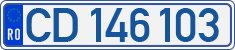 License plate of Romania, Diplomatic