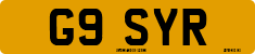 License plate of the United Kingdom, 1983 year system