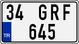 License plate of Turkey, Regular plates