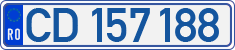 License plate of Romania, Diplomatic