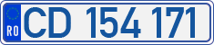 License plate of Romania, Diplomatic