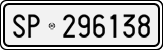 License plate of Italy, Cars (1927 year series)