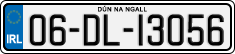 License plate of Ireland, Regular plates