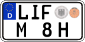 German license plate, Plates for oldtimers (type 