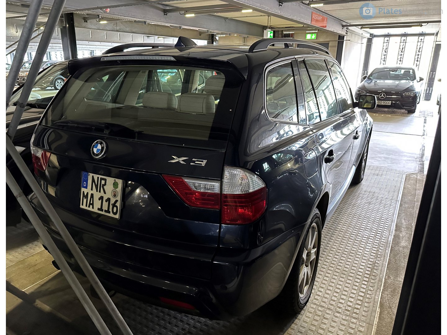 NR MA 116, BMW X3 1st gen (E83), 2003–2010