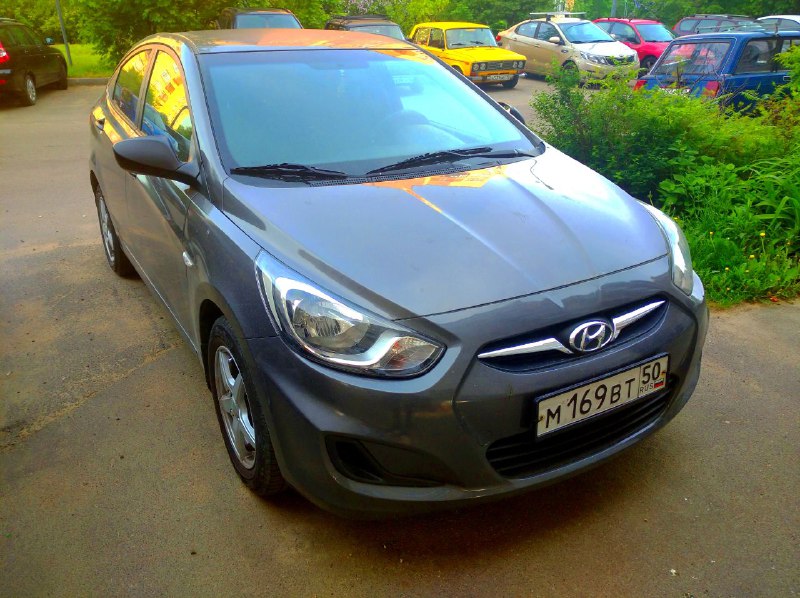 "м 169 вт 50" photos Hyundai Solaris. Russia