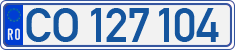 License plate of Romania, Diplomatic