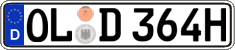 German license plate, Plates for oldtimers (type 