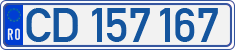 License plate of Romania, Diplomatic