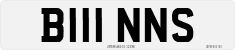 License plate of the United Kingdom, 1983 year system