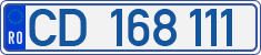 License plate of Romania, Diplomatic