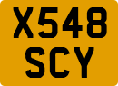 License plate of the United Kingdom, 1983 year system
