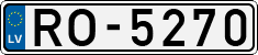 License plate of Latvia, Regular car plates