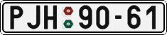 License plate of the Czech Republic, Cars (1960)