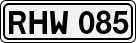 License plate of Sweden, Regular plates