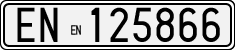 License plate of Italy, Cars (1927 year series)