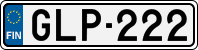 License plate of Finland, Cars