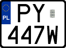License plates of Poland, Special vehicles and motorcycles