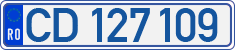 License plate of Romania, Diplomatic